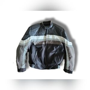 Men's Xelement Leather Motorcycle/bulletbike Jacket